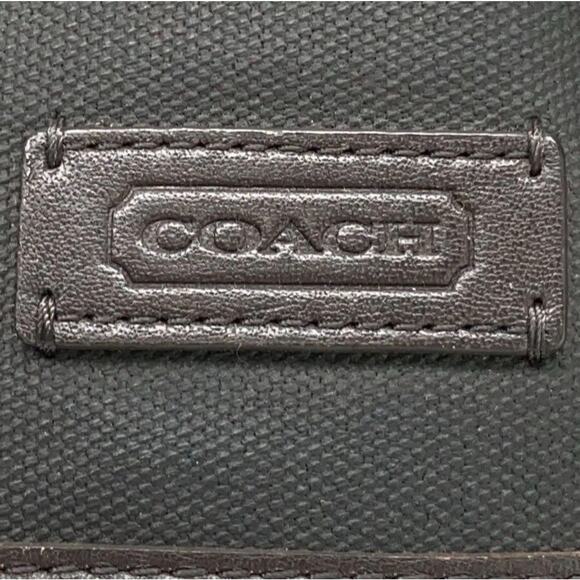 COACH Backpack Bag Black Camouflage F70822 Very Light Use Fast Shipping - Picture 7 of 11